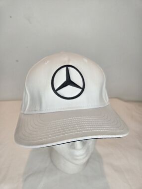 Mercedes Benz AMG Petronas F1 Hat Lewis Hamilton Monster Energy White Strapback